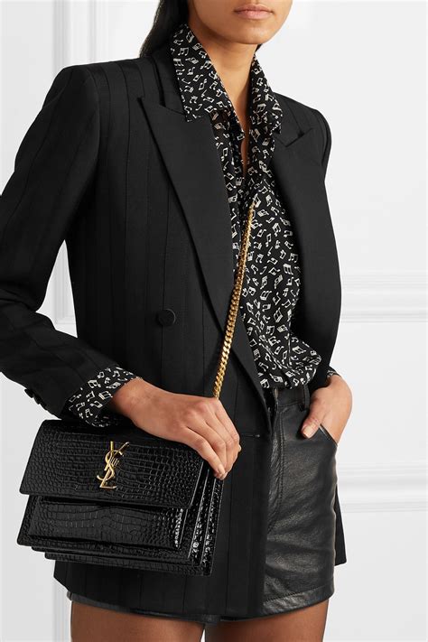 casual ysl bag outfit|Why the Saint Laurent Sunset Bag is a Wardrobe Essential.